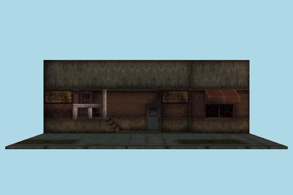 Street Front 3d model